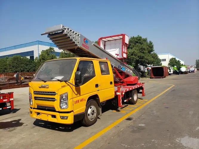 泰兴附近云梯车出租 砂石搬运