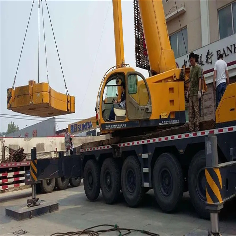 泰兴当地吊车出租|机器吊装|75吨|工厂搬迁服务